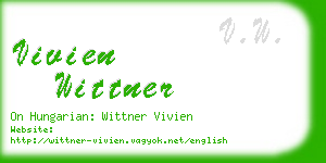 vivien wittner business card